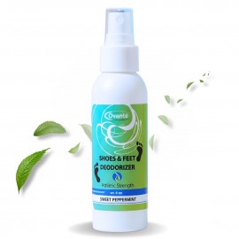 Therapeutic Deodorizing Spray - Long Lasting Protection, Athletes Strength - Eliminates Foot, Socks, Shoe Odors - Kills Bacteria & Fungus with Tea Tree, Neem & Lemon Grass Essential Oils - 4.0 oz